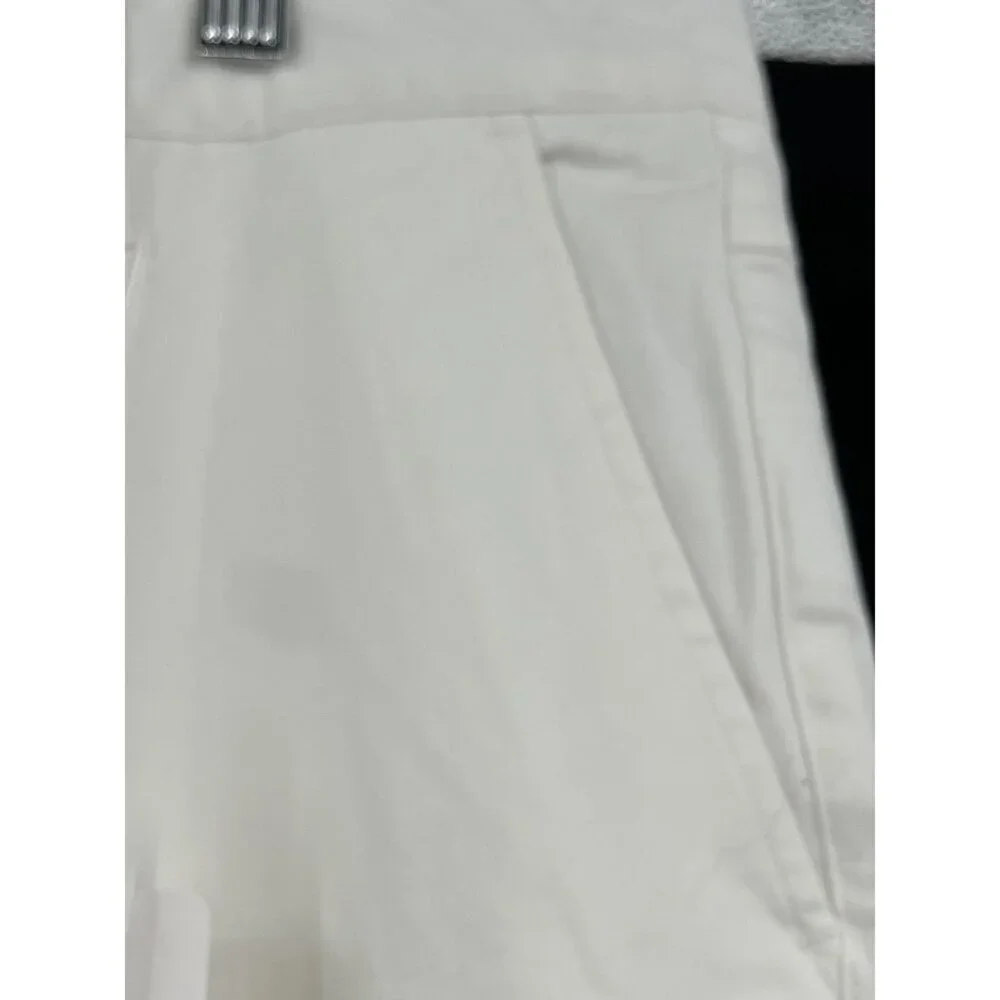 Graham Luxe Mens‎ White Slim Fit Pants 38x30 Golf Pants